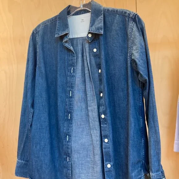 Denim button up - Picture 1 of 5